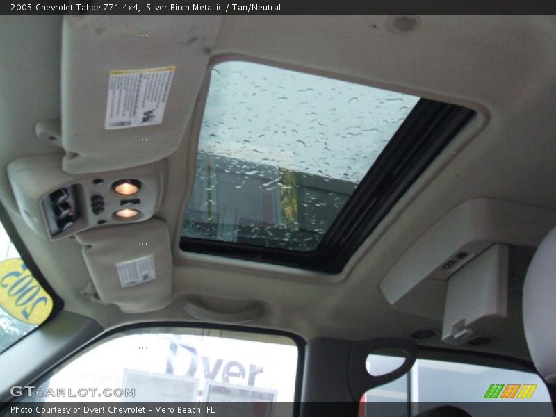 Silver Birch Metallic / Tan/Neutral 2005 Chevrolet Tahoe Z71 4x4