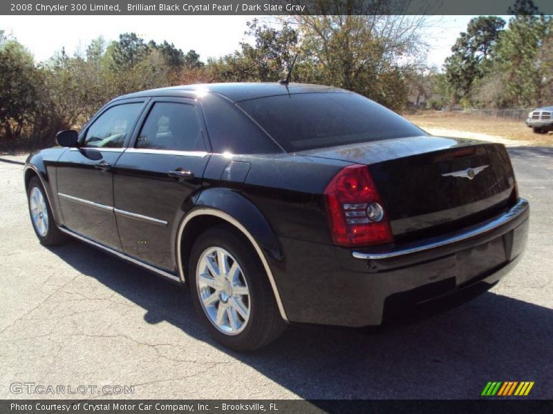 Brilliant Black Crystal Pearl / Dark Slate Gray 2008 Chrysler 300 Limited