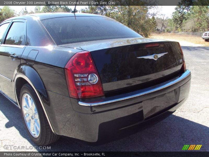 Brilliant Black Crystal Pearl / Dark Slate Gray 2008 Chrysler 300 Limited
