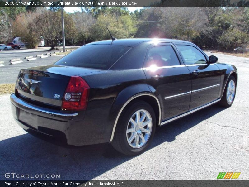 Brilliant Black Crystal Pearl / Dark Slate Gray 2008 Chrysler 300 Limited