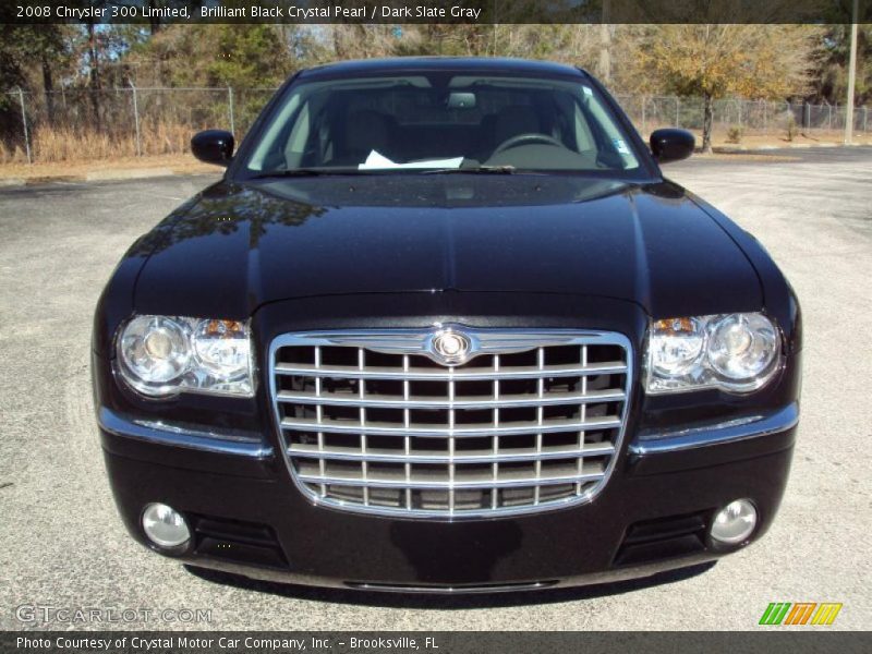 Brilliant Black Crystal Pearl / Dark Slate Gray 2008 Chrysler 300 Limited