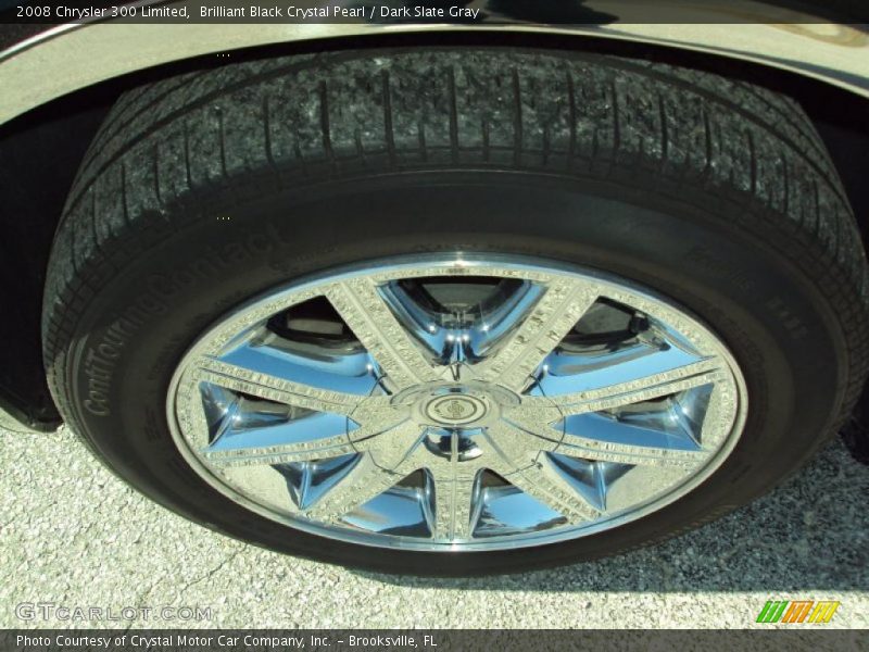 Brilliant Black Crystal Pearl / Dark Slate Gray 2008 Chrysler 300 Limited
