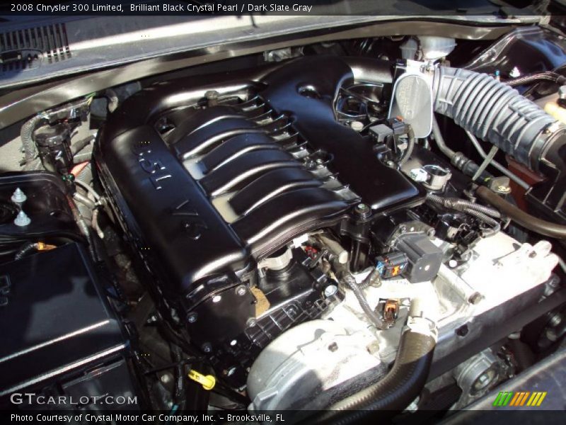 Brilliant Black Crystal Pearl / Dark Slate Gray 2008 Chrysler 300 Limited
