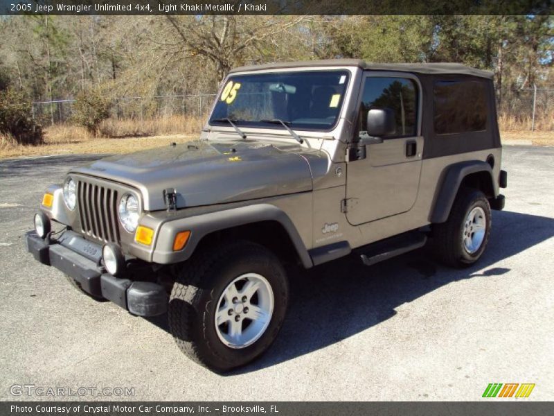 Light Khaki Metallic / Khaki 2005 Jeep Wrangler Unlimited 4x4