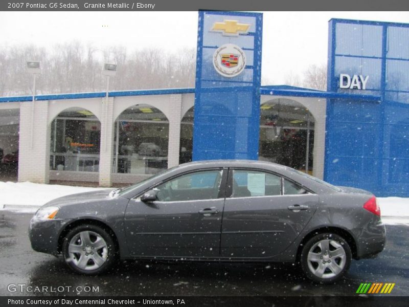 Granite Metallic / Ebony 2007 Pontiac G6 Sedan