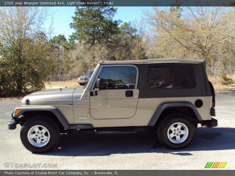Light Khaki Metallic / Khaki 2005 Jeep Wrangler Unlimited 4x4
