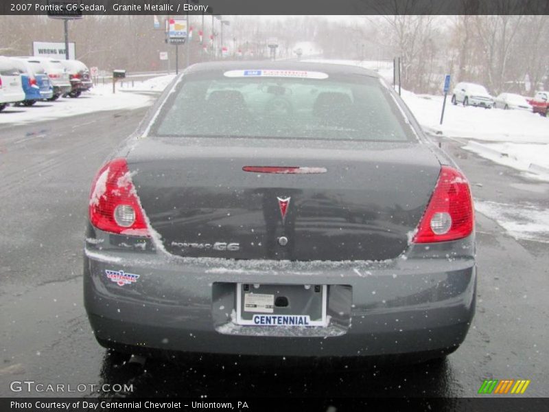 Granite Metallic / Ebony 2007 Pontiac G6 Sedan