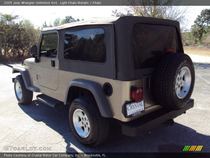 Light Khaki Metallic / Khaki 2005 Jeep Wrangler Unlimited 4x4