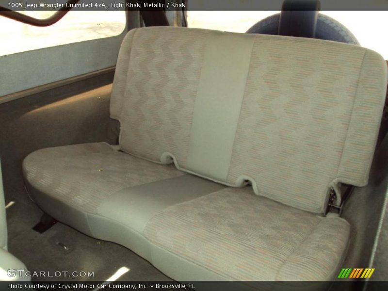Light Khaki Metallic / Khaki 2005 Jeep Wrangler Unlimited 4x4
