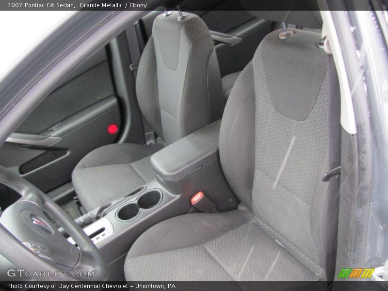 Granite Metallic / Ebony 2007 Pontiac G6 Sedan
