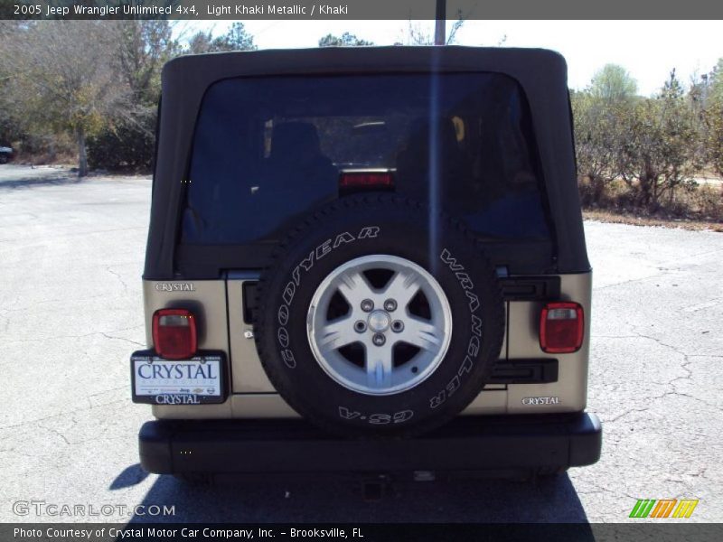 Light Khaki Metallic / Khaki 2005 Jeep Wrangler Unlimited 4x4