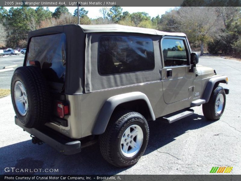 Light Khaki Metallic / Khaki 2005 Jeep Wrangler Unlimited 4x4