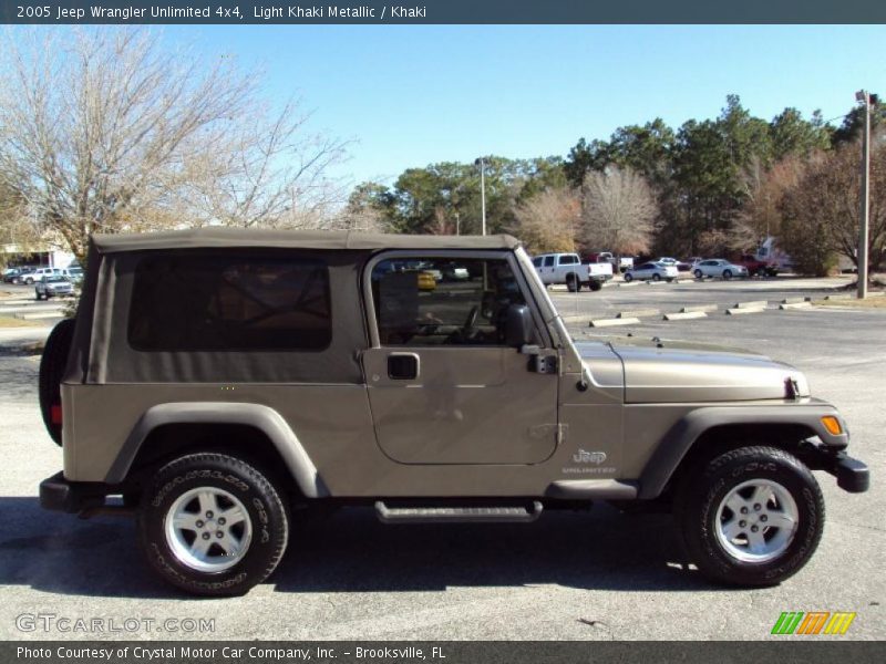 Light Khaki Metallic / Khaki 2005 Jeep Wrangler Unlimited 4x4
