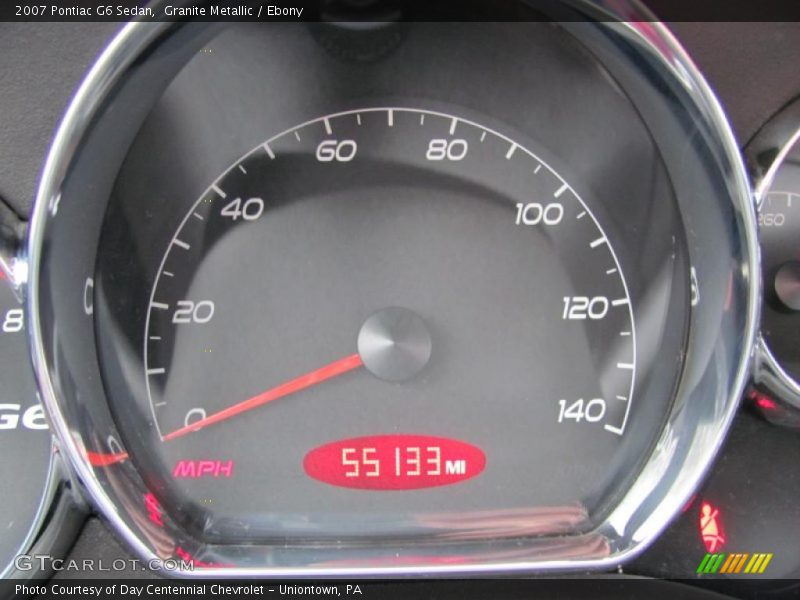 Granite Metallic / Ebony 2007 Pontiac G6 Sedan