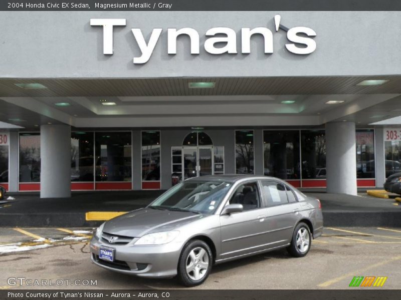 Magnesium Metallic / Gray 2004 Honda Civic EX Sedan