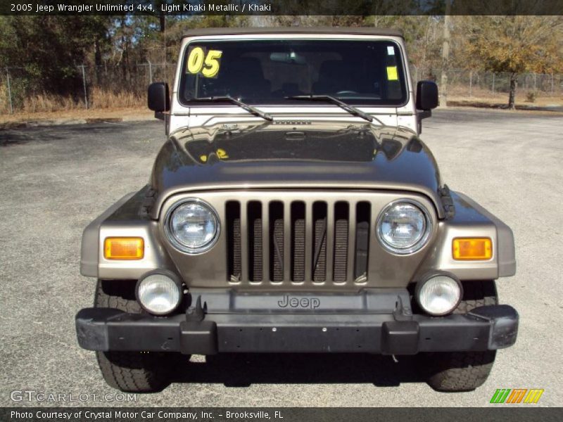 Light Khaki Metallic / Khaki 2005 Jeep Wrangler Unlimited 4x4