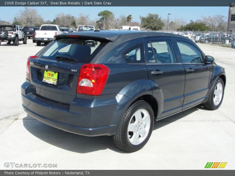 Steel Blue Metallic / Dark Slate Gray 2008 Dodge Caliber SXT