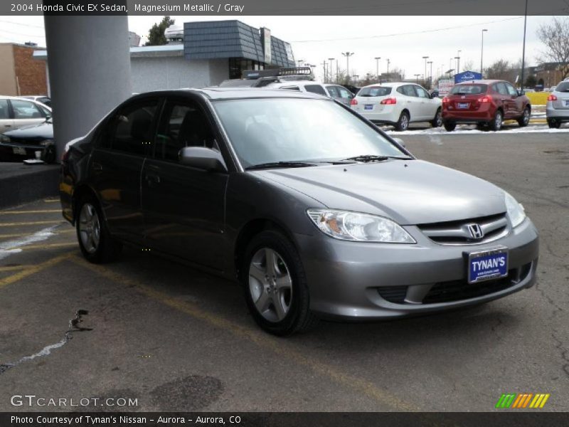 Magnesium Metallic / Gray 2004 Honda Civic EX Sedan