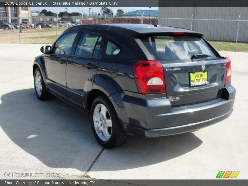Steel Blue Metallic / Dark Slate Gray 2008 Dodge Caliber SXT