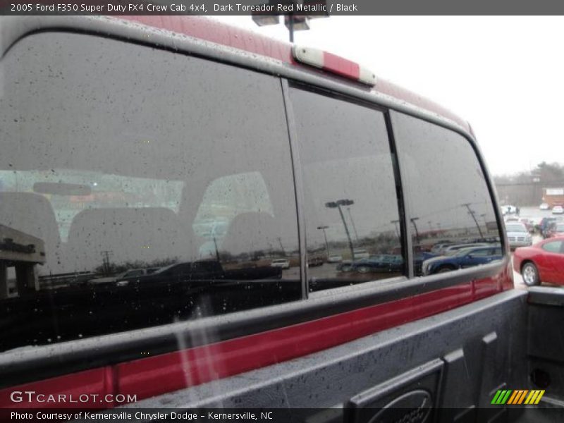 Dark Toreador Red Metallic / Black 2005 Ford F350 Super Duty FX4 Crew Cab 4x4