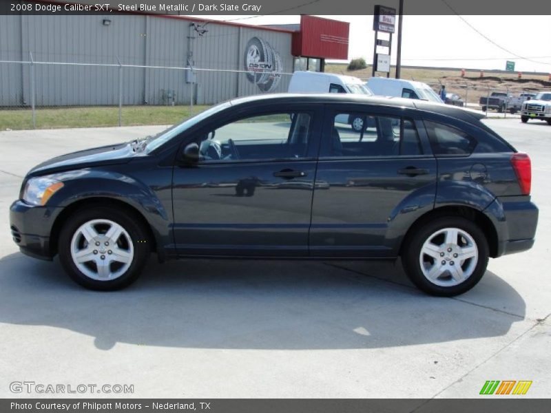 Steel Blue Metallic / Dark Slate Gray 2008 Dodge Caliber SXT