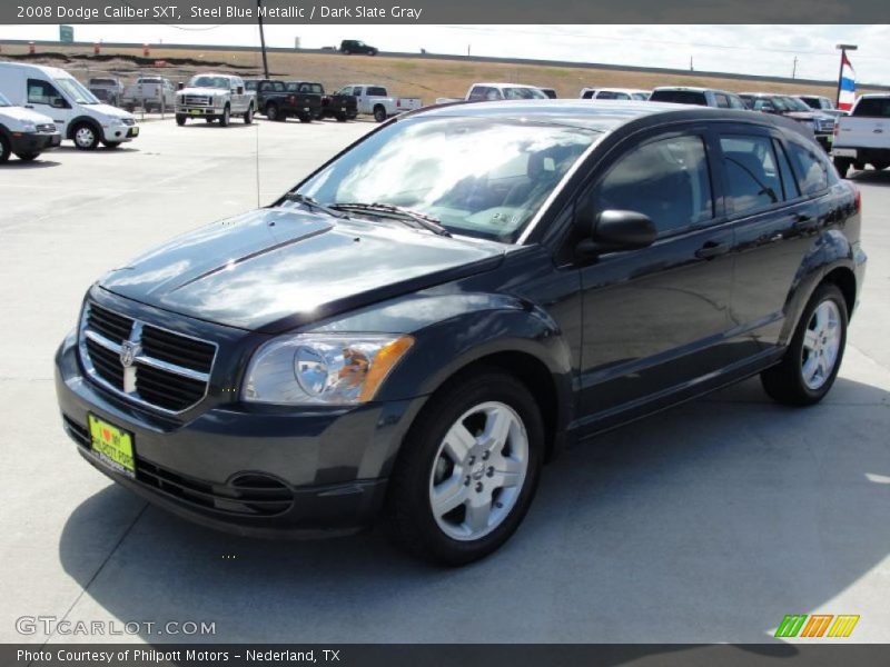 Steel Blue Metallic / Dark Slate Gray 2008 Dodge Caliber SXT