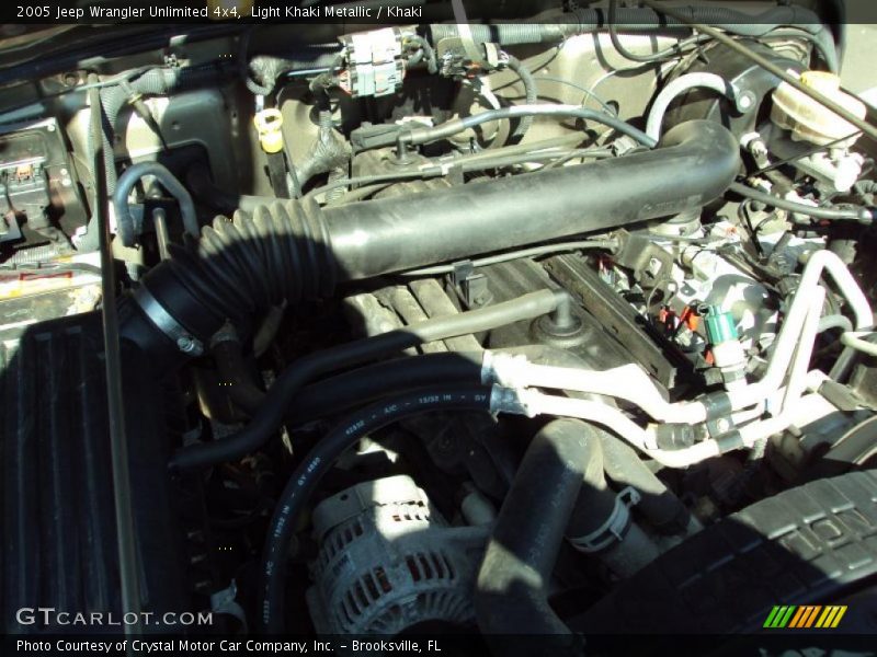 Light Khaki Metallic / Khaki 2005 Jeep Wrangler Unlimited 4x4