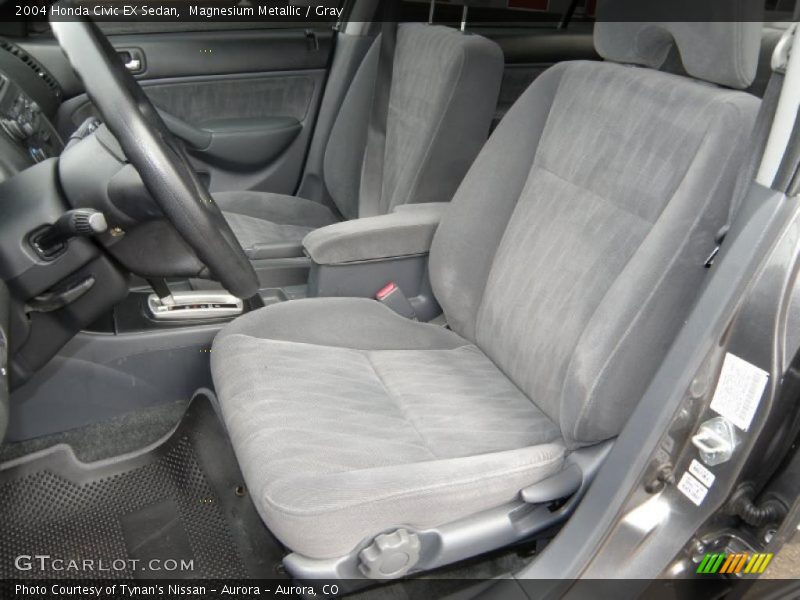 Magnesium Metallic / Gray 2004 Honda Civic EX Sedan