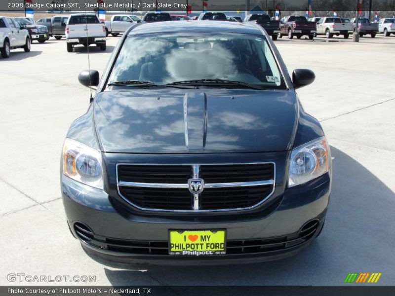 Steel Blue Metallic / Dark Slate Gray 2008 Dodge Caliber SXT