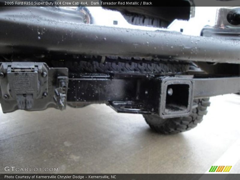 Dark Toreador Red Metallic / Black 2005 Ford F350 Super Duty FX4 Crew Cab 4x4