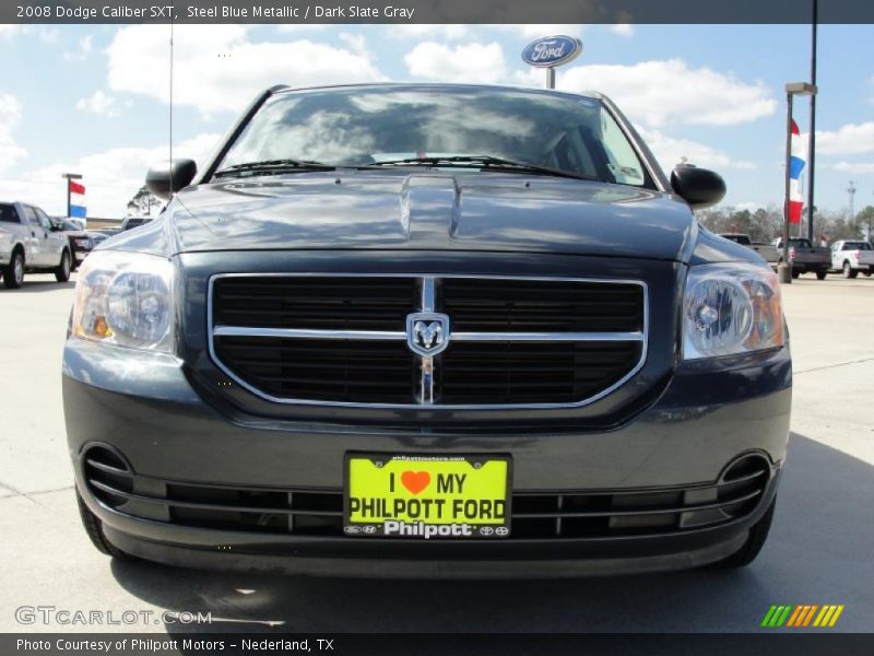 Steel Blue Metallic / Dark Slate Gray 2008 Dodge Caliber SXT