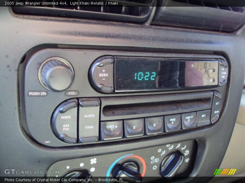 Light Khaki Metallic / Khaki 2005 Jeep Wrangler Unlimited 4x4
