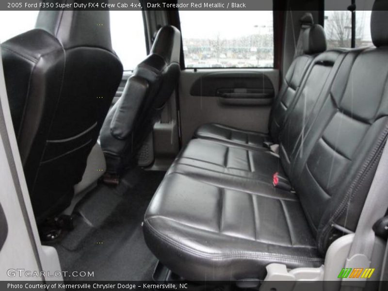 Dark Toreador Red Metallic / Black 2005 Ford F350 Super Duty FX4 Crew Cab 4x4