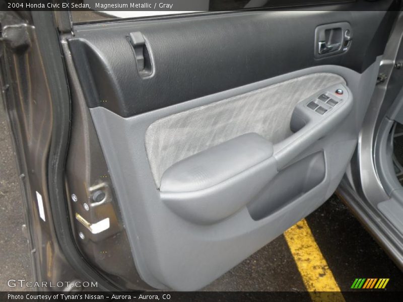 Magnesium Metallic / Gray 2004 Honda Civic EX Sedan