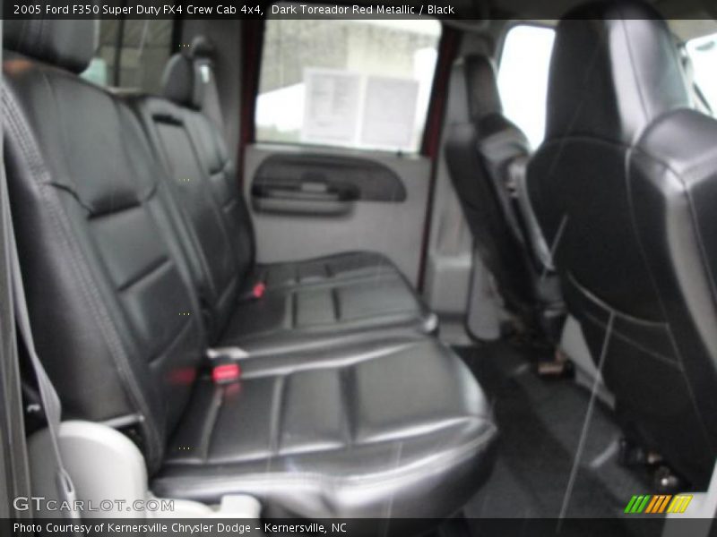 Dark Toreador Red Metallic / Black 2005 Ford F350 Super Duty FX4 Crew Cab 4x4