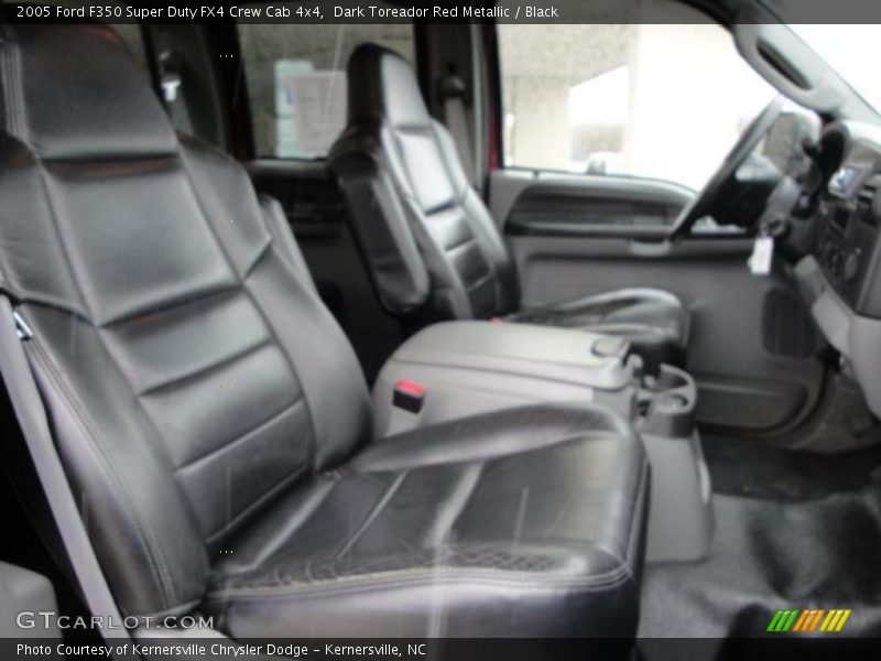 Dark Toreador Red Metallic / Black 2005 Ford F350 Super Duty FX4 Crew Cab 4x4