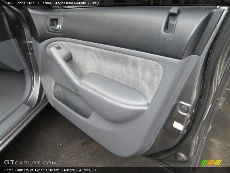 Magnesium Metallic / Gray 2004 Honda Civic EX Sedan