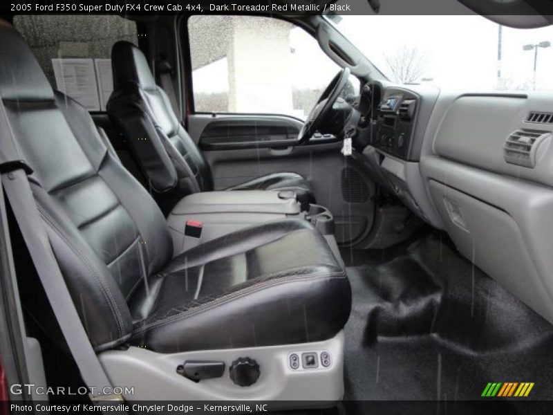 Dark Toreador Red Metallic / Black 2005 Ford F350 Super Duty FX4 Crew Cab 4x4