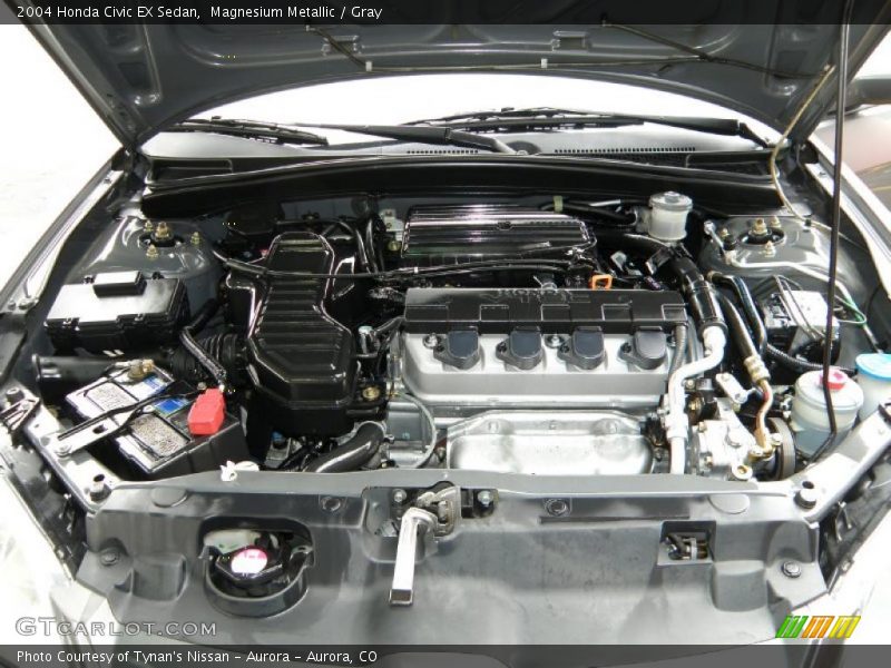 Magnesium Metallic / Gray 2004 Honda Civic EX Sedan