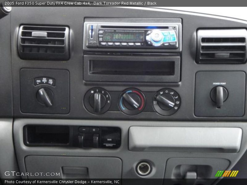 Dark Toreador Red Metallic / Black 2005 Ford F350 Super Duty FX4 Crew Cab 4x4