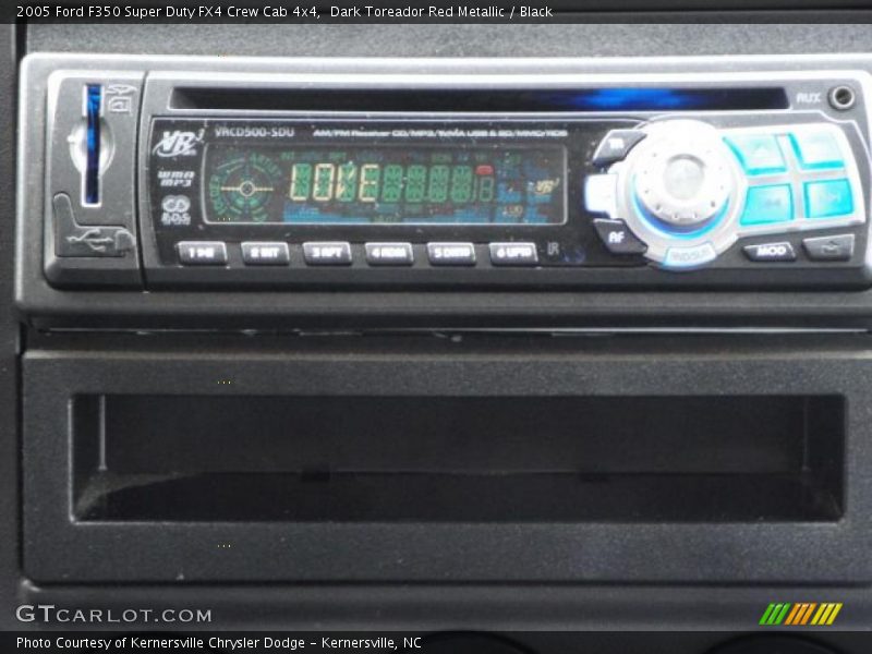 Dark Toreador Red Metallic / Black 2005 Ford F350 Super Duty FX4 Crew Cab 4x4