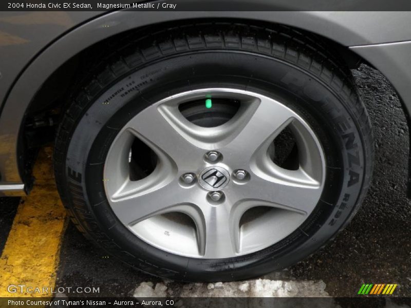 Magnesium Metallic / Gray 2004 Honda Civic EX Sedan