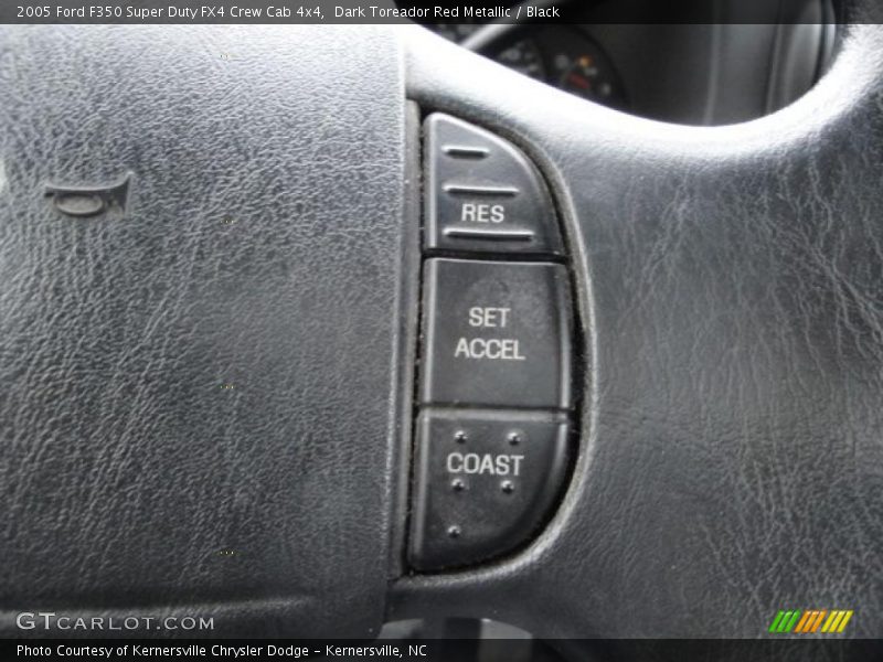 Dark Toreador Red Metallic / Black 2005 Ford F350 Super Duty FX4 Crew Cab 4x4