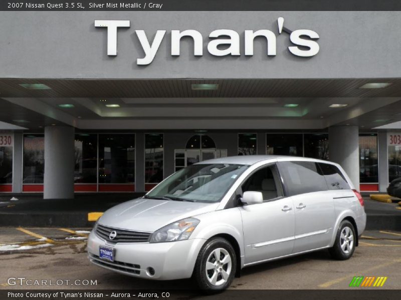 Silver Mist Metallic / Gray 2007 Nissan Quest 3.5 SL