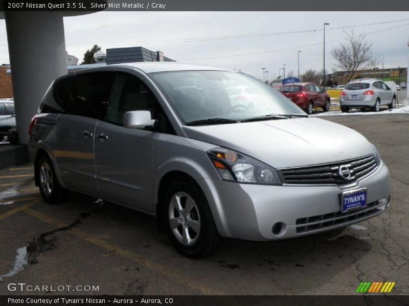 Silver Mist Metallic / Gray 2007 Nissan Quest 3.5 SL