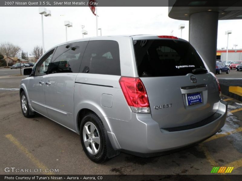 Silver Mist Metallic / Gray 2007 Nissan Quest 3.5 SL