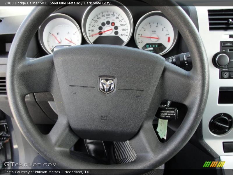 Steel Blue Metallic / Dark Slate Gray 2008 Dodge Caliber SXT