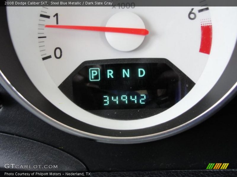 Steel Blue Metallic / Dark Slate Gray 2008 Dodge Caliber SXT