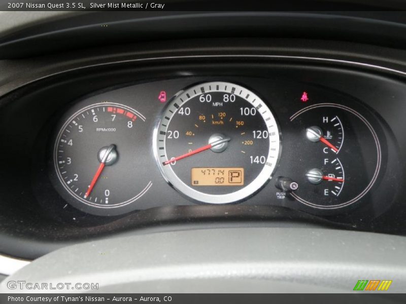 Silver Mist Metallic / Gray 2007 Nissan Quest 3.5 SL