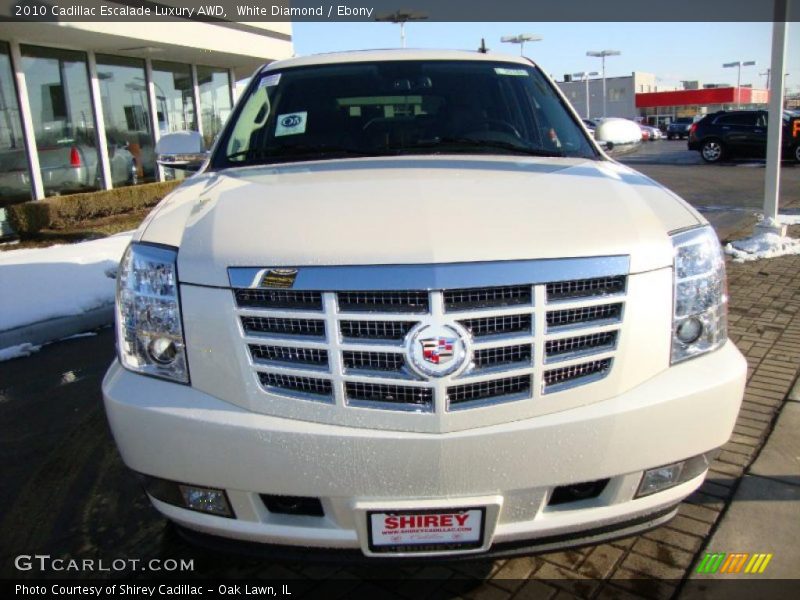 White Diamond / Ebony 2010 Cadillac Escalade Luxury AWD